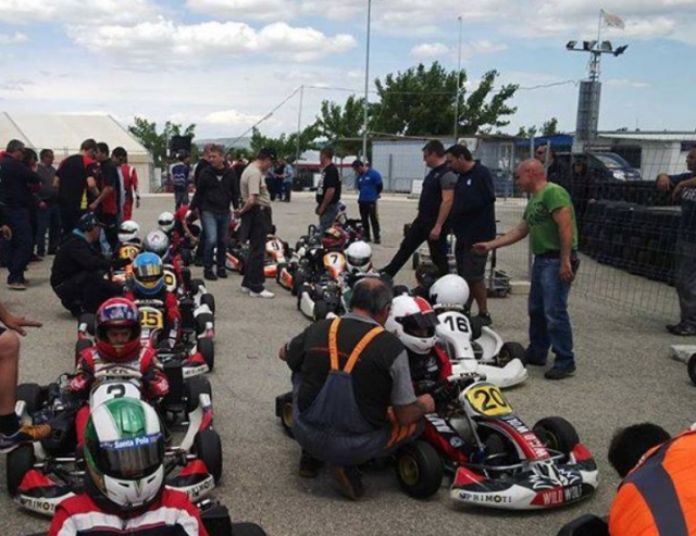 Pilotos antes de la competición